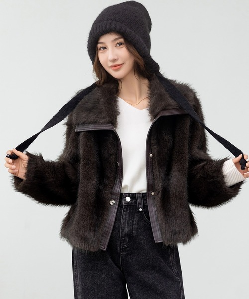 セール】【ショート丈/厚手】ふわっとリッチに冬映え 。長袖 ビッグ