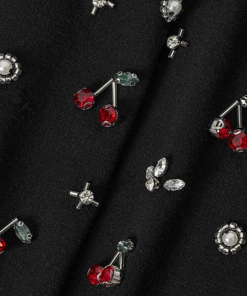 LOULOU WILLOUGHBY】CHERRYビジュータンク（ニット/セーター）｜LOULOU