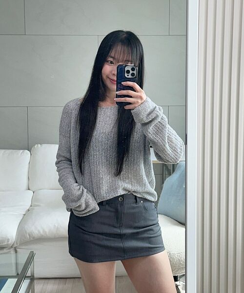 DEAR,ME（ディアミー）の「ベーシックミニスカートショーツ[グレー]（スカート・レディース・その他・SMALL/MEDIUM）」の8枚目の写真