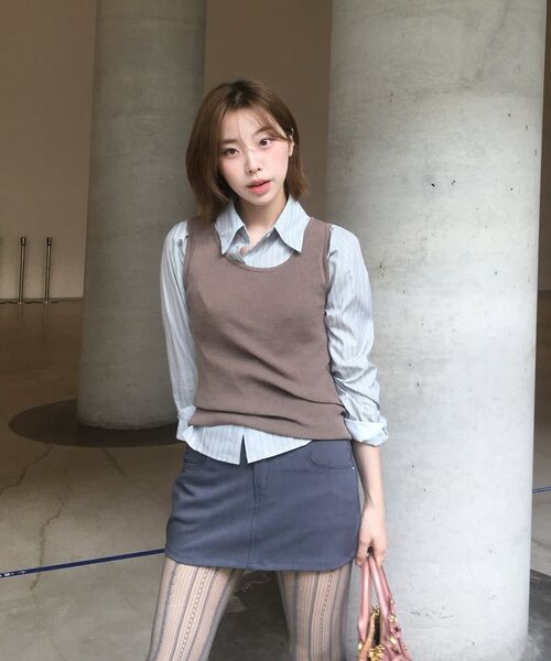 DEAR,ME（ディアミー）の「ベーシックミニスカートショーツ[グレー]（スカート・レディース・その他・SMALL/MEDIUM）」の3枚目の写真