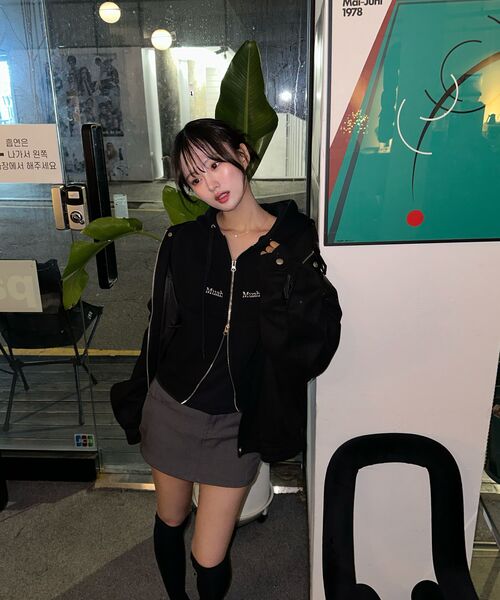DEAR,ME（ディアミー）の「ベーシックミニスカートショーツ[グレー]（スカート・レディース・その他・SMALL/MEDIUM）」の4枚目の写真