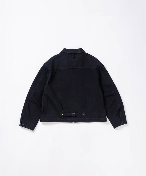 Anachronorm(アナクロノーム)の「【ANACHRONORM】AN397 HEAVY PIQUE WORK JACKET(ブルゾン・メンズ・ブラック・3/2)」の3枚目の写真