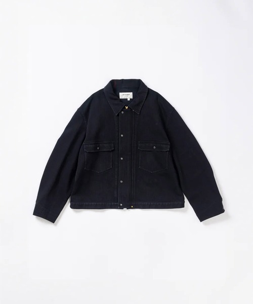Anachronorm(アナクロノーム)の「【ANACHRONORM】AN397 HEAVY PIQUE WORK JACKET(ブルゾン・メンズ・ブラック・3/2)」の4枚目の写真