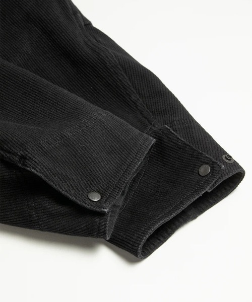 Anachronorm(アナクロノーム)の「【ANACHRONORM】AN397 HEAVY PIQUE WORK JACKET(ブルゾン・メンズ・ブラック・3/2)」の7枚目の写真
