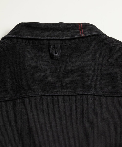 Anachronorm(アナクロノーム)の「【ANACHRONORM】AN397 HEAVY PIQUE WORK JACKET(ブルゾン・メンズ・ブラック・3/2)」の8枚目の写真