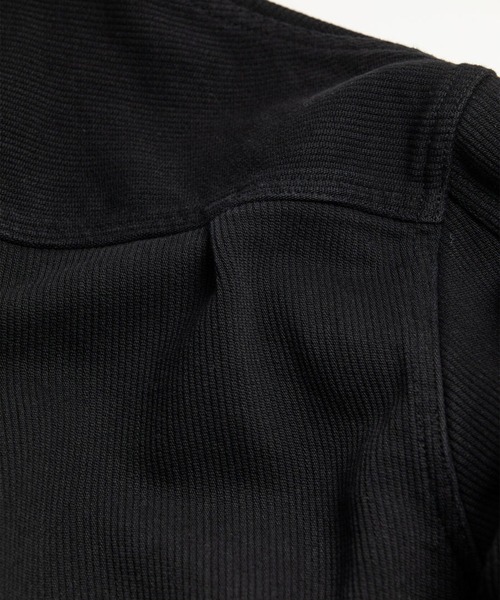 Anachronorm(アナクロノーム)の「【ANACHRONORM】AN397 HEAVY PIQUE WORK JACKET(ブルゾン・メンズ・ブラック・3/2)」の12枚目の写真