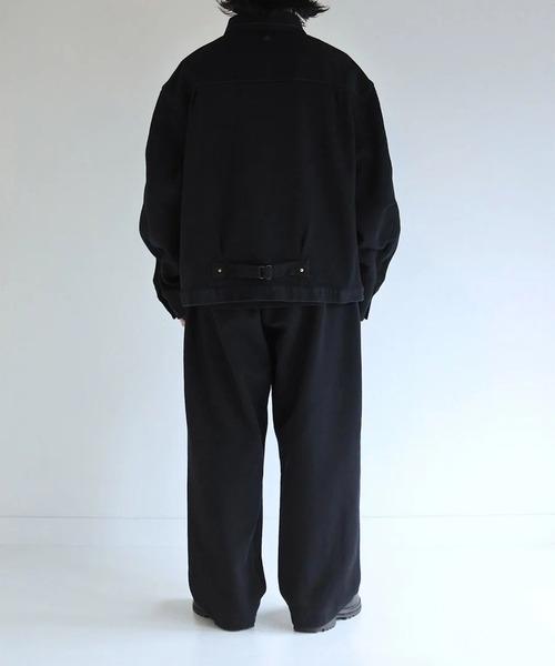 Anachronorm(アナクロノーム)の「【ANACHRONORM】AN397 HEAVY PIQUE WORK JACKET(ブルゾン・メンズ・ブラック・3/2)」の6枚目の写真