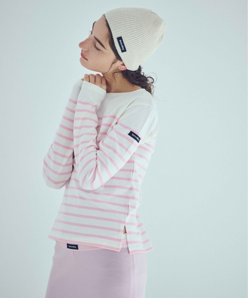SEA(シー)の「Seavalley パネルバスクシャツ(Tシャツ/カットソー・レディース・ピンク/ラベンダー/ブルー・2/0)」の18枚目の写真