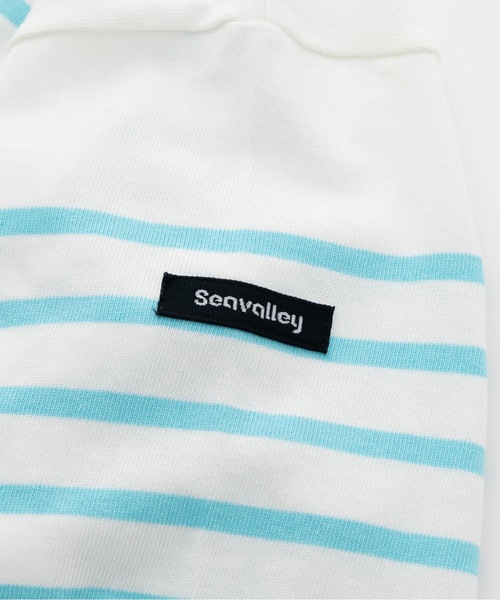 SEA(シー)の「Seavalley パネルバスクシャツ(Tシャツ/カットソー・レディース・ピンク/ラベンダー/ブルー・2/0)」の10枚目の写真