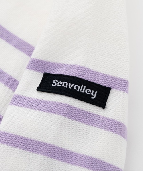 SEA(シー)の「Seavalley パネルバスクシャツ(Tシャツ/カットソー・レディース・ピンク/ラベンダー/ブルー・2/0)」の11枚目の写真