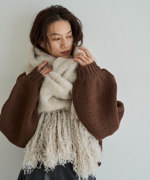 セール】ハンドライクニットプルオーバー（ニット/セーター