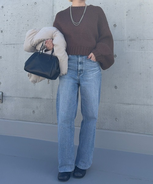 セール】ハンドライクニットプルオーバー（ニット/セーター