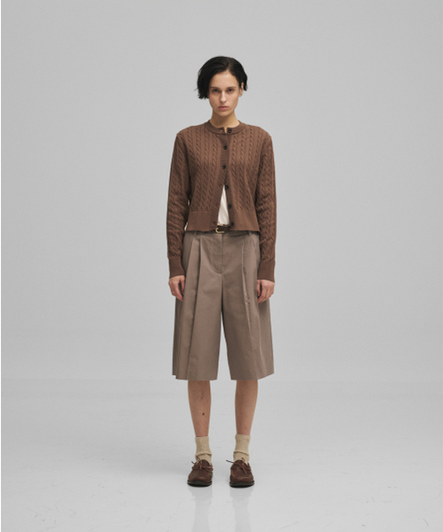 ANOTHER OFFICE WOMEN(アナザー オフィス ウーマン)の「w. Current Cable Cardigan (Mild Brown)(カーディガン/ボレロ・レディース・その他・0)」の5枚目の写真