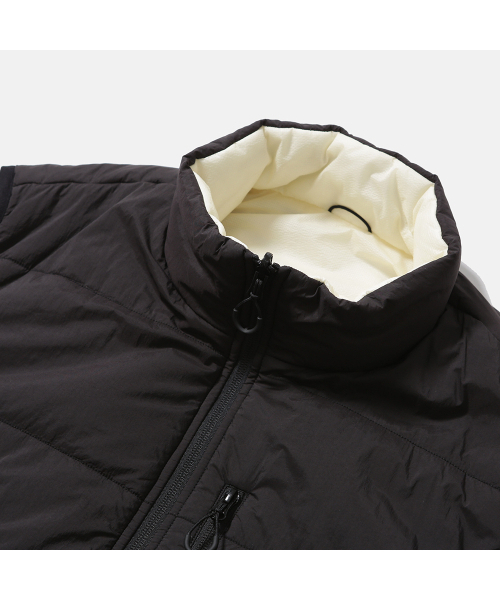 MOIF（モイフ）の「[AW25] REVERSIBLE PUFF VEST / BLACK/ECRU（ダウンベスト・メンズ・その他・1(S)/2(M)/3(L)）」の7枚目の写真