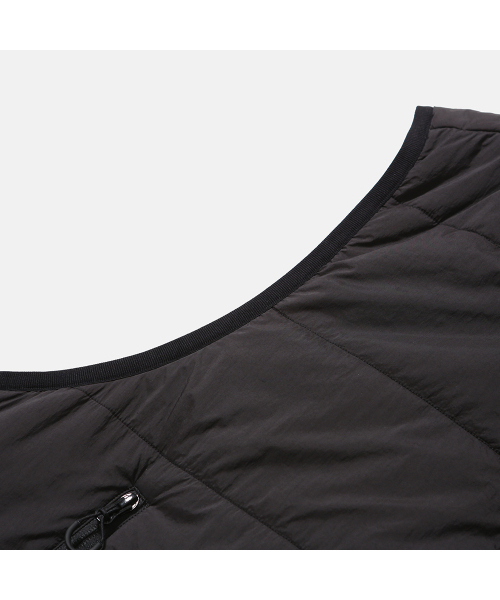 MOIF（モイフ）の「[AW25] REVERSIBLE PUFF VEST / BLACK/ECRU（ダウンベスト・メンズ・その他・1(S)/2(M)/3(L)）」の8枚目の写真