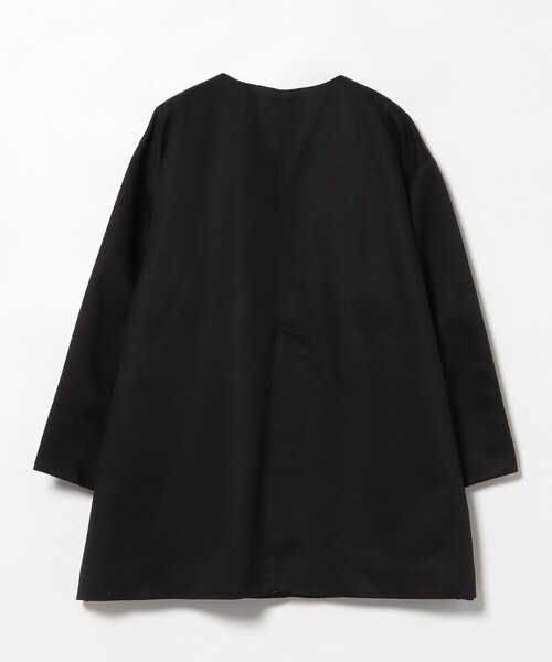 BEAMS HEART（ビームスハート）の「撥水 ノーカラー ハーフコート（ノーカラーコート・レディース・ブラック/ベージュ・FREE）」の13枚目の写真