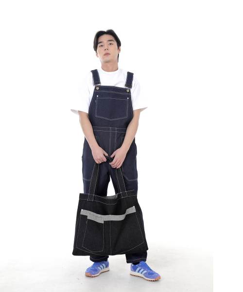 SAINTCREW(セントクルー)の「ウォーカー&ビルダーメガビックデニムショルダーバッグWBM-109ブラックWHS(エコバッグ/サブバッグ・メンズ・その他・フリー)」の12枚目の写真