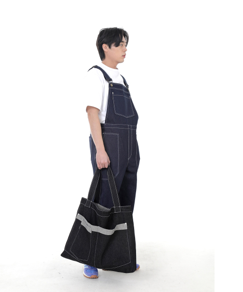 SAINTCREW(セントクルー)の「ウォーカー&ビルダーメガビックデニムショルダーバッグWBM-109ブラックWHS(エコバッグ/サブバッグ・メンズ・その他・フリー)」の13枚目の写真