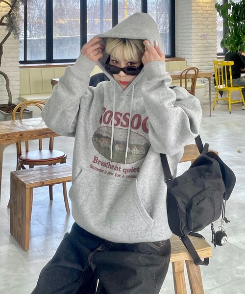 COSO（コソ）の「CCサンデーモーニングフードパーカー（グレー）（パーカー・レディース・その他・MEDIUM/LARGE）」の12枚目の写真