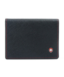 SWISS MONCROSS（スイス モンクロス）の「サフィアーノ牛革 メンズ カード名刺財布 MSN6010BK（札入れ/マネークリップ）」