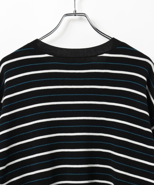 PAGEBOY（ページボーイ）の「マルチボーダーニットカーディガン（Tシャツ/カットソー・レディース・ブラック/オフホワイト/イエロー・FREE）」の16枚目の写真