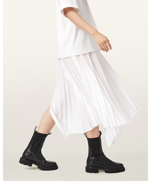 ALLSAINTS(オールセインツ)の「HALLIE LEATHER BOOTS | HALLIE レザー ブーツ(ブーツ・レディース・ブラック・UK5/UK4/UK6)」の2枚目の写真