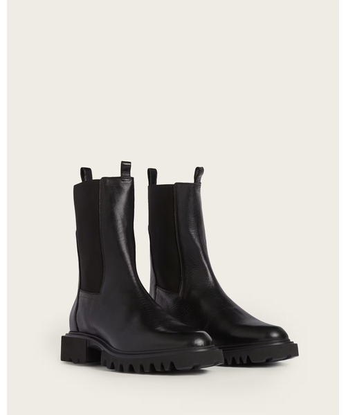 ALLSAINTS(オールセインツ)の「HALLIE LEATHER BOOTS | HALLIE レザー ブーツ(ブーツ・レディース・ブラック・UK5/UK4/UK6)」の4枚目の写真