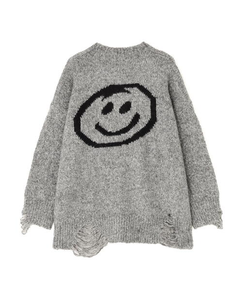 MICALLE MICALLE(ミカーレミカーレ)の「MICALLE MICALLE(ミカーレミカーレ)マイルダメージニット(ニット/セーター・レディース・グレー・F)」の14枚目の写真