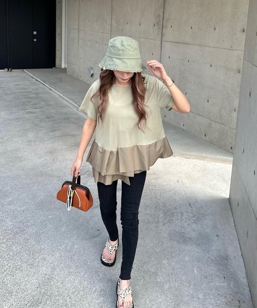 merrylatte（メリーラテ）の「ウォッシュヘムストレッチスキニーデニムPT【Primaras】（デニムパンツ・レディース・ブラック・L/M/S）」の21枚目の写真