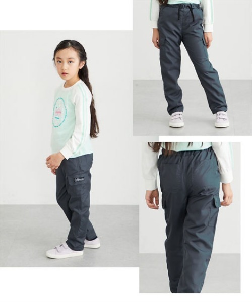 QUNTSTYLE(キュントスタイル)の「裏フリース カーゴパンツ(カーゴパンツ・キッズ・チャコール/ブラック・150/140/130/120/110/160)」の4枚目の写真