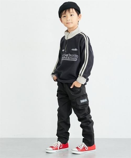QUNTSTYLE(キュントスタイル)の「裏フリース カーゴパンツ(カーゴパンツ・キッズ・チャコール/ブラック・150/140/130/120/110/160)」の5枚目の写真