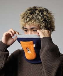 Duckster（ダックスター）の「Duckster おじさん柄 ワッペン スウェット ネックウォーマー ネックカバー 男女兼用（ネックウォーマー/スヌード）」