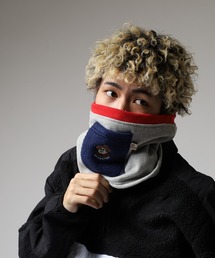 Duckster（ダックスター）の「Duckster おじさん柄 ワッペン スウェット ネックウォーマー ネックカバー 男女兼用（ネックウォーマー/スヌード）」