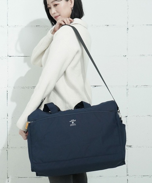 anello GRANDE(アネログランデ)の「"02"≪anello GRANDE≫CABIN/キャビン 10ポケット/36L 2WAY ボストンバッグ(ボストンバッグ・レディース・ベージュ/ダークグレー/ネイビー/ブラック系/ブラック/グレイッシュベージュ/ネイビー系・ONE SIZE)」の10枚目の写真