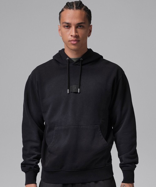 JORDAN BRAND(ジョーダンブランド)の「JORDAN BRAND M J FLT WASH FLC PO / ジョーダン ブランド フライト ウォッシュ フリース プルオーバー L/S フーディ / NIKE【SP】(パーカー・メンズ・ブラック・S/M/L/XL/XXL)」の2枚目の写真