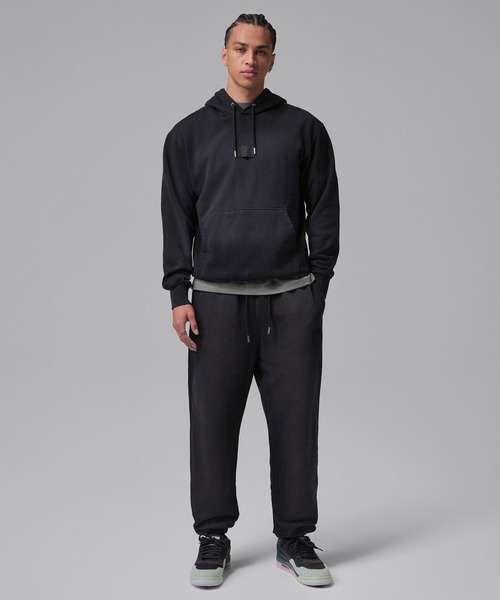 JORDAN BRAND(ジョーダンブランド)の「JORDAN BRAND M J FLT WASH FLC PO / ジョーダン ブランド フライト ウォッシュ フリース プルオーバー L/S フーディ / NIKE【SP】(パーカー・メンズ・ブラック・S/M/L/XL/XXL)」の8枚目の写真