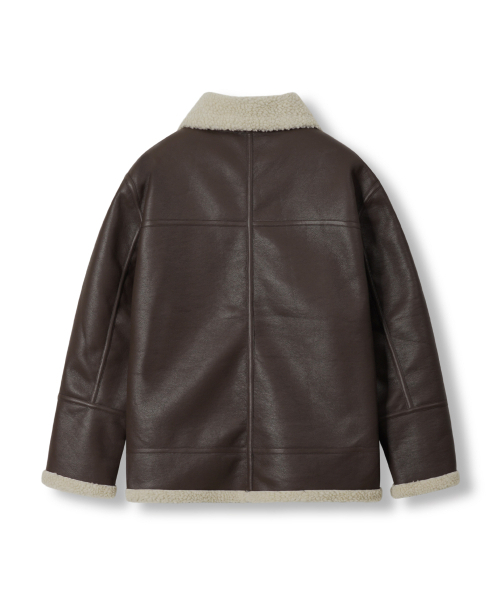 GRAYBLVD(グレイブラバット)の「ビーダブリューシェアリングムートン GKDJP15 (ブラウン)(ムートンコート・レディース・その他・MEDIUM/LARGE)」の3枚目の写真