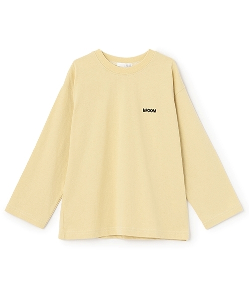 b・ROOM（ビールーム）の「【デイリースタンダードウェアシリーズ】ゆるっとオーバーサイズのワンポイントシンプル長袖Tシャツ（Tシャツ/カットソー・キッズ・マスタード/ライラック/ブラック/アイボリー/トップグレー/ブルーグレー/グリーン系その他/ブルー系その他・110cm/120cm/130cm/140cm/150cm/100cm）」の17枚目の写真