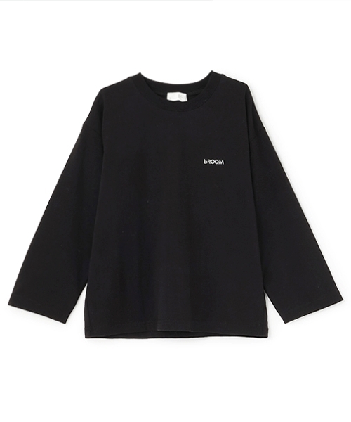 b・ROOM（ビールーム）の「【デイリースタンダードウェアシリーズ】ゆるっとオーバーサイズのワンポイントシンプル長袖Tシャツ（Tシャツ/カットソー・キッズ・マスタード/ライラック/ブラック/アイボリー/トップグレー/ブルーグレー/グリーン系その他/ブルー系その他・110cm/120cm/130cm/140cm/150cm/100cm）」の22枚目の写真