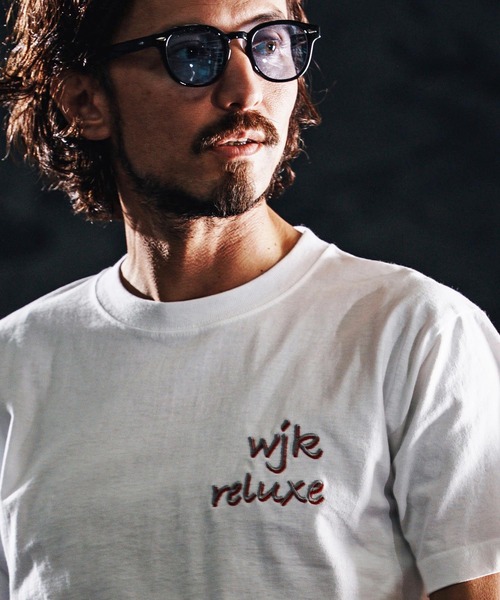 wjk reluxe(ダブルジェーケーリラックス)の「mt10164-dry touch embroidery SS tee Tシャツ(WR26S-24)(Tシャツ/カットソー・メンズ・ブラック/ネイビー/ホワイト・XL/L/M/S)」の8枚目の写真