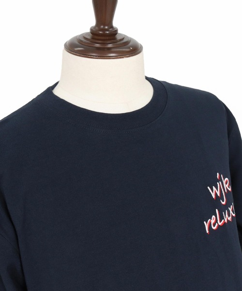 wjk reluxe(ダブルジェーケーリラックス)の「mt10164-dry touch embroidery SS tee Tシャツ(WR26S-24)(Tシャツ/カットソー・メンズ・ブラック/ネイビー/ホワイト・XL/L/M/S)」の19枚目の写真