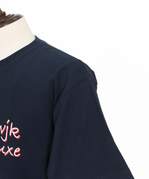 wjk reluxe(ダブルジェーケーリラックス)の「mt10164-dry touch embroidery SS tee Tシャツ(WR26S-24)(Tシャツ/カットソー・メンズ・ブラック/ネイビー/ホワイト・XL/L/M/S)」の20枚目の写真
