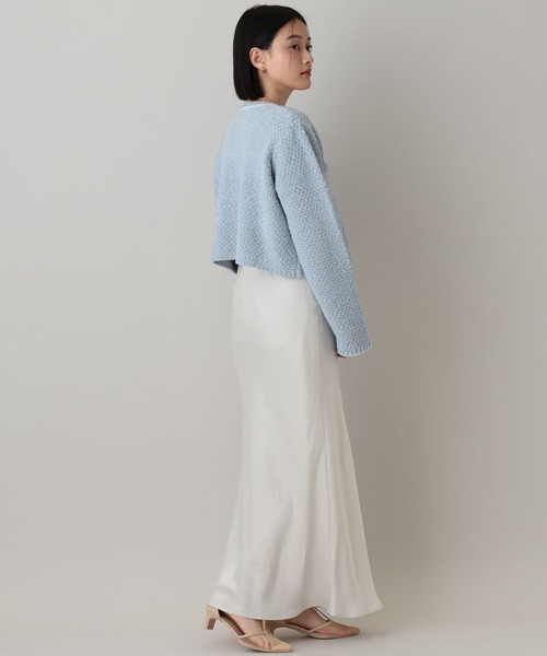 A part by(アパートバイ)の「キンボタンハイショククルーカーディガン(カーディガン/ボレロ・レディース・ブルー系その他3/ネイビー/オフホワイト・FREE)」の19枚目の写真