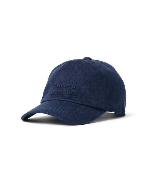 BEAMS HEART(ビームスハート)の「エンボス デニム キャップ(キャップ・レディース・ブラック/ブルー・ONE SIZE)」の8枚目の写真