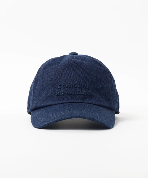 BEAMS HEART(ビームスハート)の「エンボス デニム キャップ(キャップ・レディース・ブラック/ブルー・ONE SIZE)」の9枚目の写真