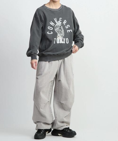 CONVERSE TOKYO(コンバーストウキョウ)の「GORILLA LOGO PRINT SWEAT(スウェット・レディース・ブラック/サックスブルー/ピンク・SMALL/MEDIUM)」の7枚目の写真
