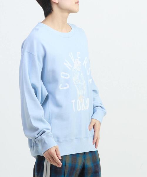 CONVERSE TOKYO(コンバーストウキョウ)の「GORILLA LOGO PRINT SWEAT(スウェット・レディース・ブラック/サックスブルー/ピンク・SMALL/MEDIUM)」の12枚目の写真