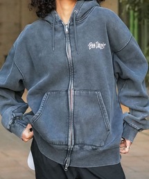 UNIIT（ユニット）の「【BENDAVIS/ベンデイビス】パウダーブリーチ加工 バックプリント フルジップパーカー フーディー（パーカー）」