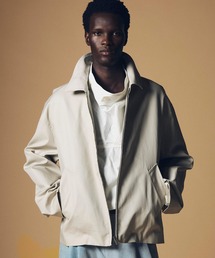 CIRCLEE（サークリー）の「CIRCLEE(サークリー)バックプリーツ レザーパッチジャケット（ブルゾン）」