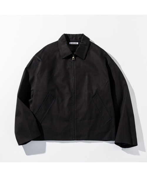 CIRCLEE(サークリー)の「CIRCLEE(サークリー)バックプリーツ レザーパッチジャケット(ブルゾン・メンズ・ブラック/ベージュ・M)」の17枚目の写真